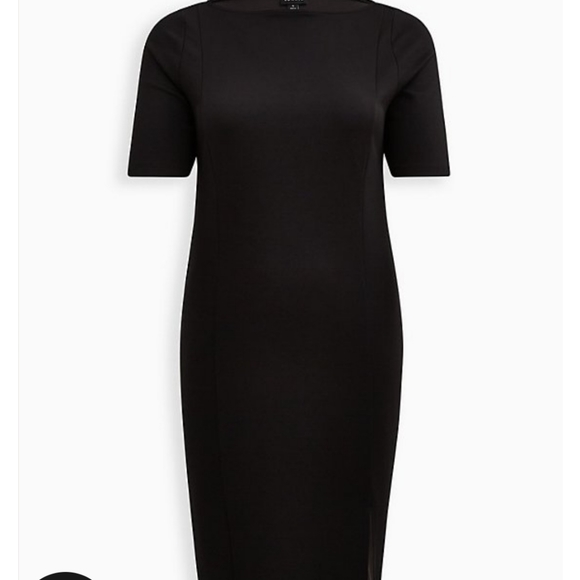 MIDI STUDIO CUPRO BODYCON DRESS Size 2 - Picture 2 of 5